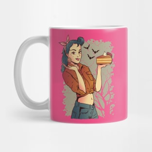 Creepy Pie Graphic Tee Mug